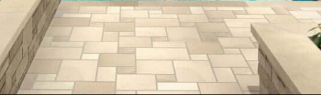 Indiana Limestone Full Color Sawn Paver