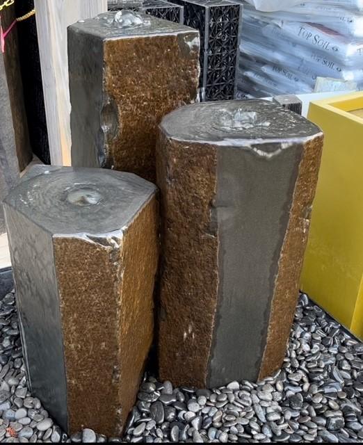 Natural Basalt Column Water Feature Kits