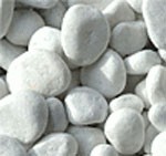 White Pebbles (50 lb. bags)